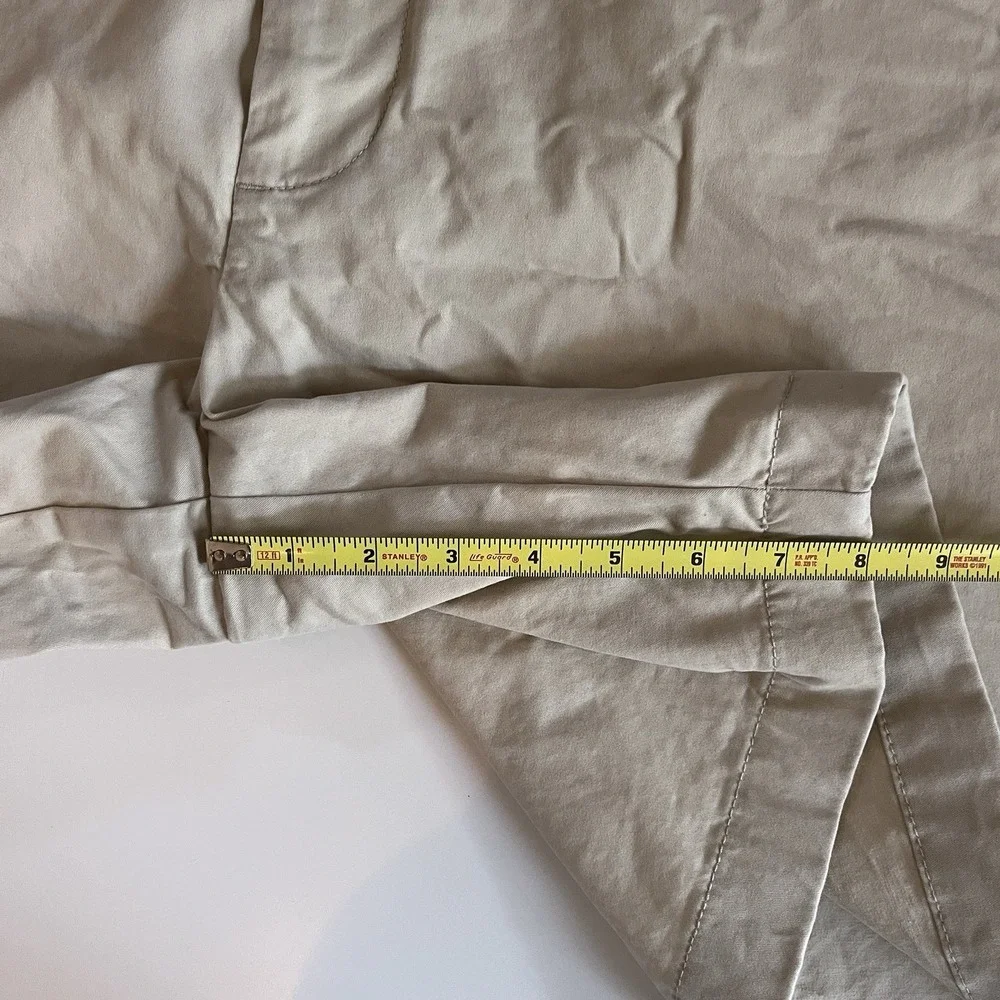 Tommy Hilfiger Men's Size 48R‎ Khaki Chino Shorts Preppy Classic 97% Cotton
